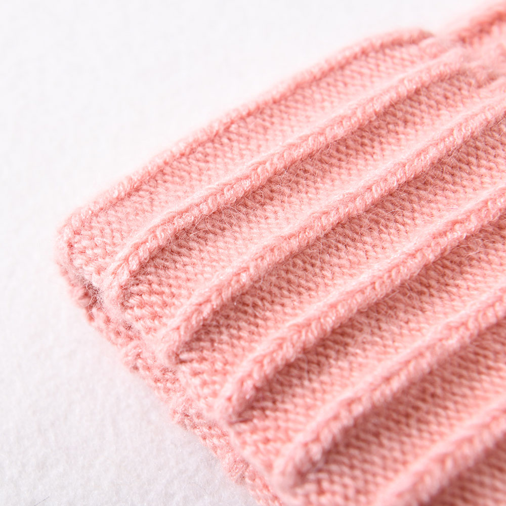 Wholesale Winter Thick Warm Strips Layer Mesh Angora Adult Knitted Beanie Slouchy Hats 