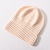 High Quality Cashmere Wool Knit Beanie Warm Soft Cuffed Unisex Wholesale Winter Custom Wool Knit Beanies