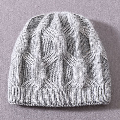 Cute Soft Warm Knitted Hats Bright Silk Double Layer Thick Winter Kids Baby Warm Beanie