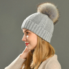 Winter Warm Soft Ladies Knitted Beanies Hat Angora Fashion Custom Wholesale Beanie Hats 