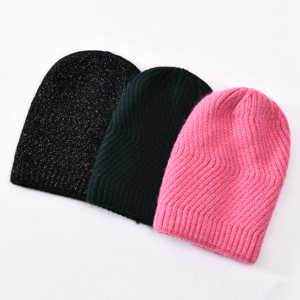Wholesale Winter Warm New Fashion Knitter Hat Beanie High Quality Cool Knitted Water ripple Hats