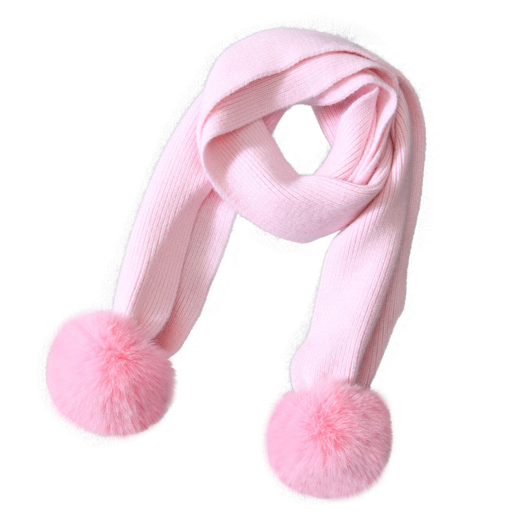 Wool Cashmere Knitted Scarf Baby Children Wholesale Oem Spring Autumn Long Style Winter Kids Scarves Knitted
